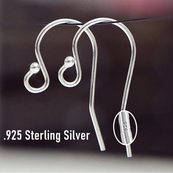 Turquoise Sterling Silver Earrings Southwestern Boho Dangle - Picture 3 of 8